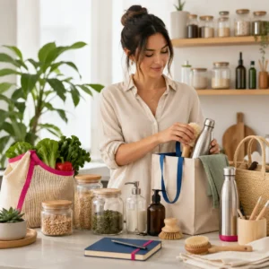 I actively reduce waste and live with intentional, mindful consumption.